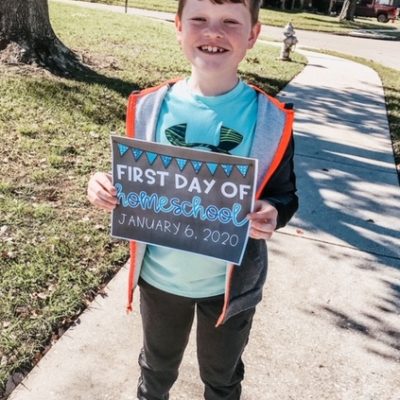 1st Day of Homeschool